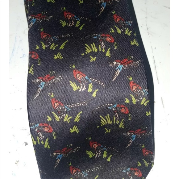 Valentino Cravatte Silk Neck Tie Italy 57 Inches - Picture 3 of 4